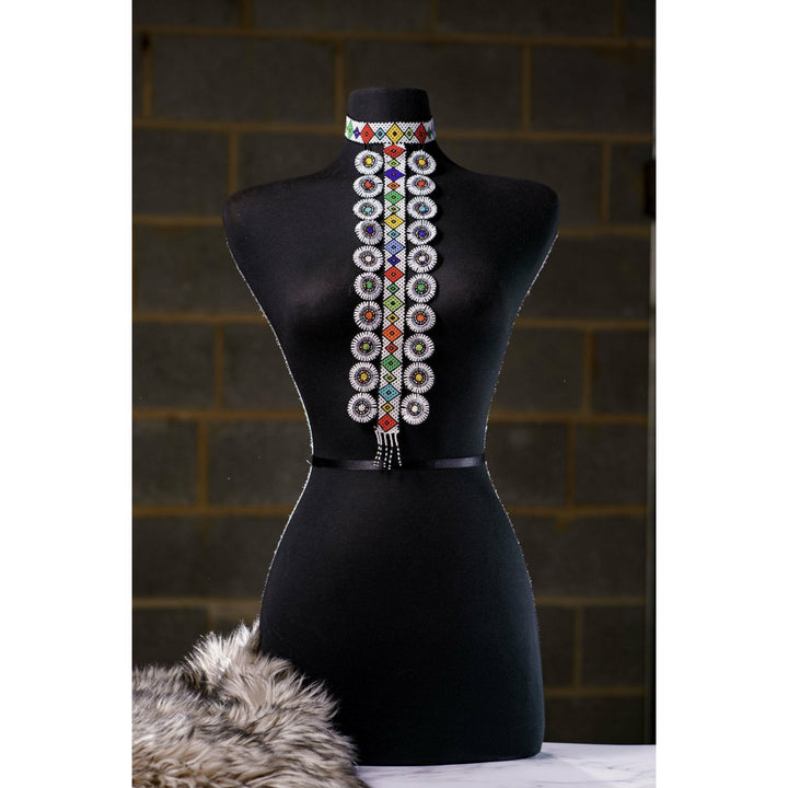 SA hand beaded choker Necklace - Trufacebygrace