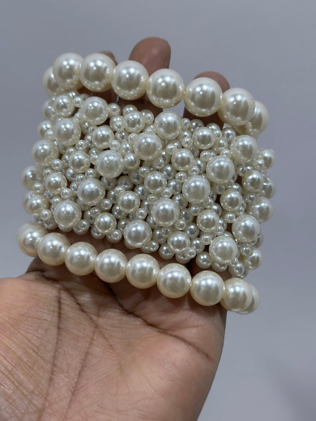 Sample : 3 piece Pearl bracelet set - Trufacebygrace