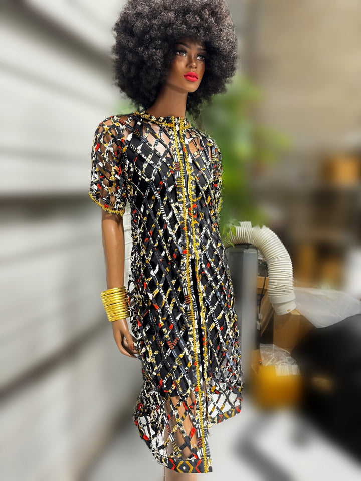 Sample: Abidjan Women’s kimono cover up - Trufacebygrace