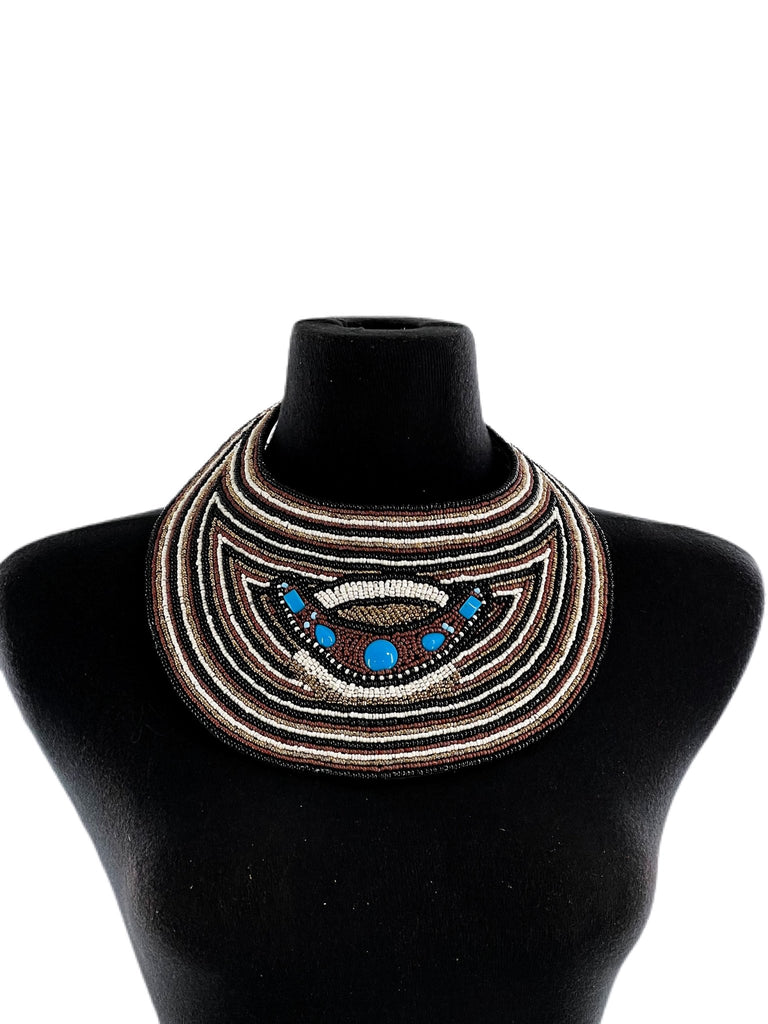 Sample Alirama Statement beaded Neckpiece