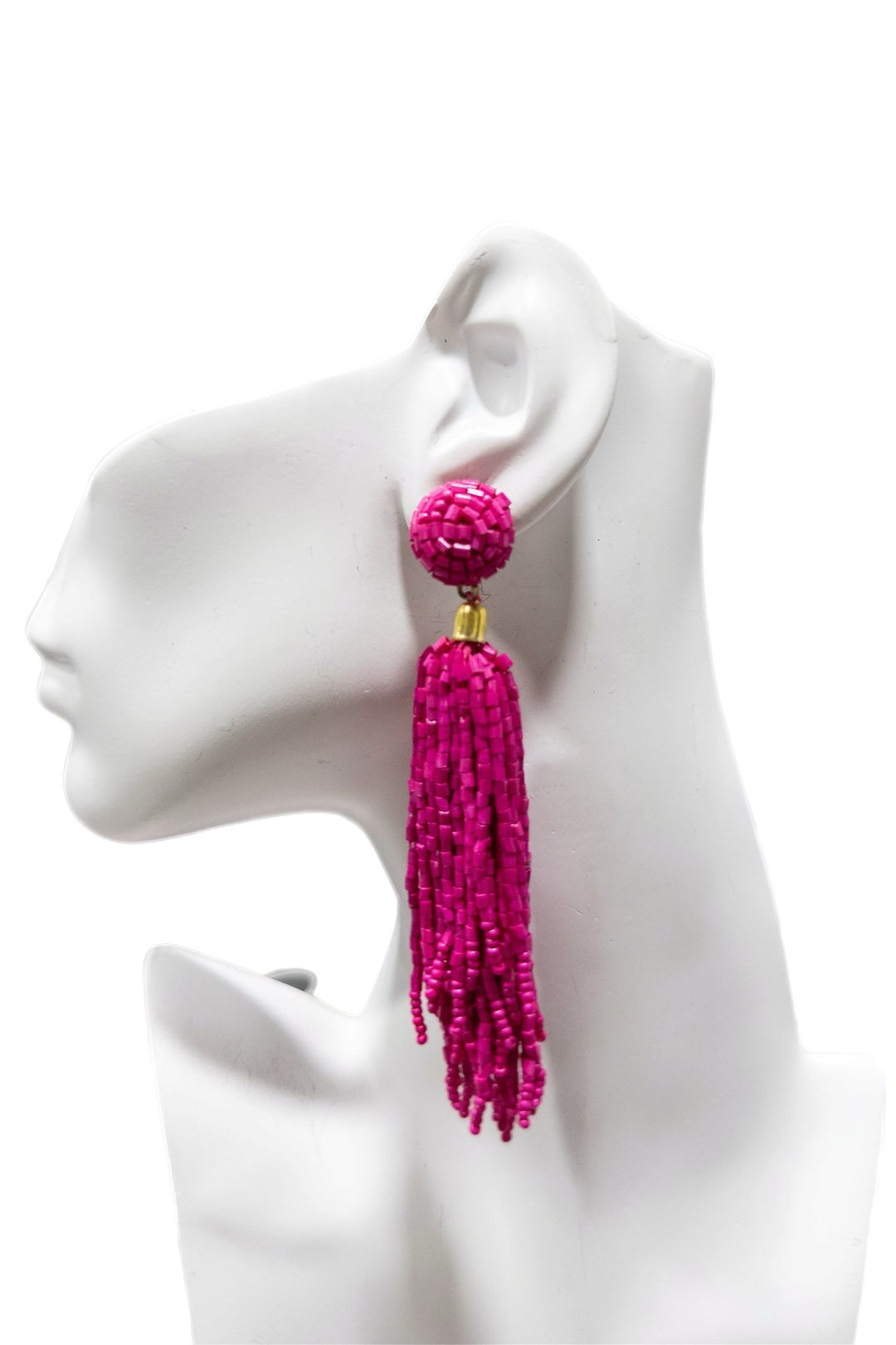 Sample: Fringe beads Earrings - Trufacebygrace