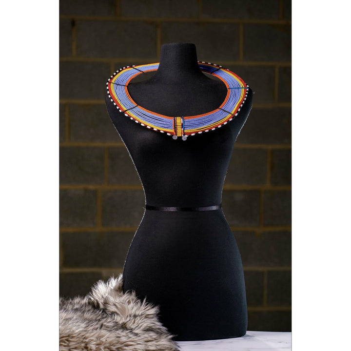 Sample: Masaai Beaded Neck Ring Necklace - Trufacebygrace