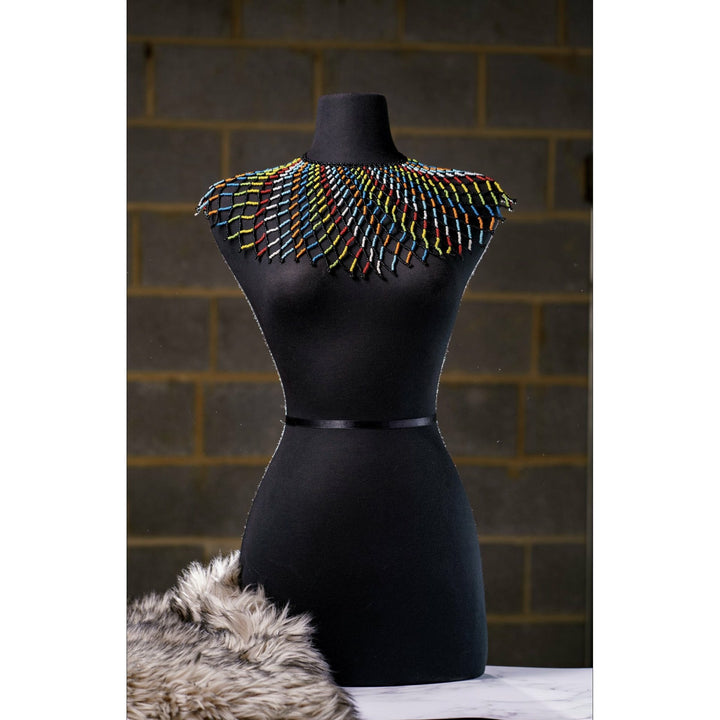 Sample: South African Beaded Bib Neckpiece - Trufacebygrace