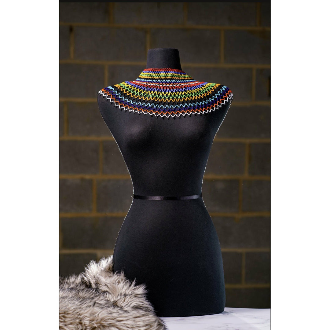 Sample: South African Beaded Bib Neckpiece - Trufacebygrace