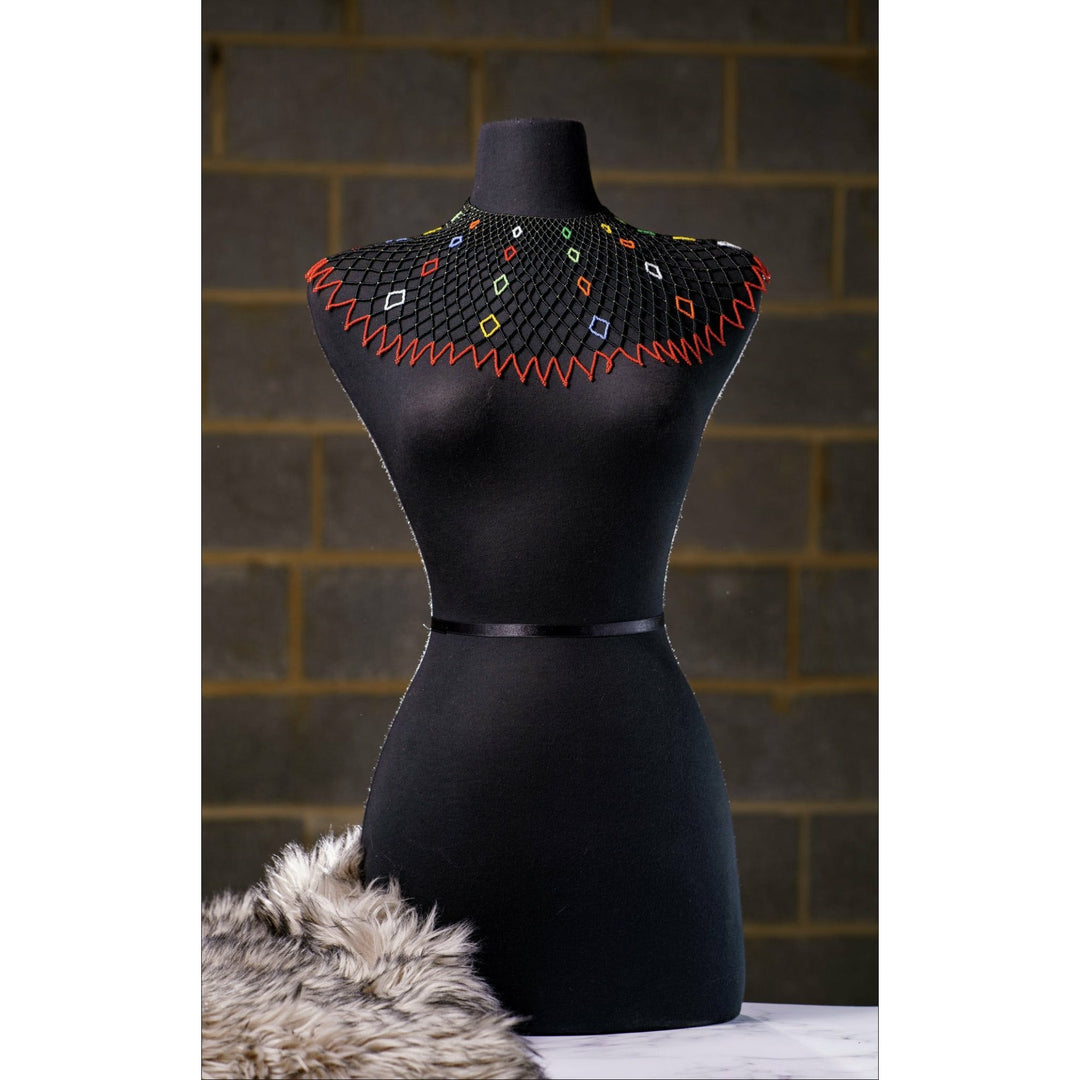 Sample: South African Beaded Bib Neckpiece - Trufacebygrace