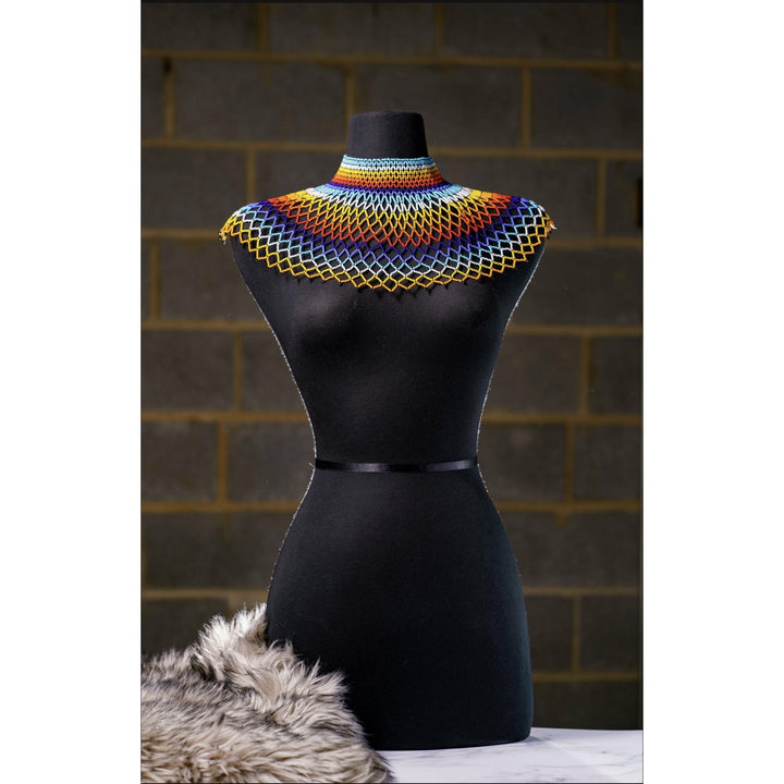 Sample: South African Beaded Bib Neckpiece - Trufacebygrace