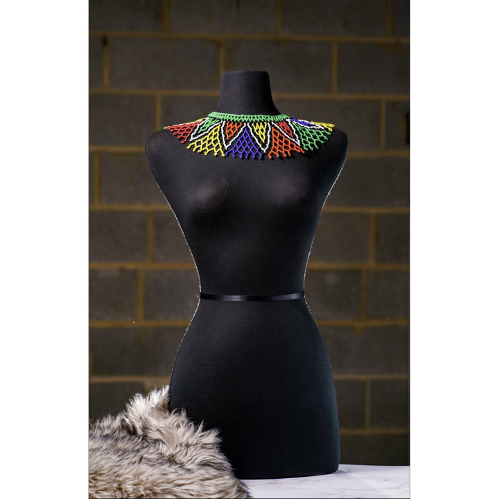 Sample: South African Beaded Bib Neckpiece - Trufacebygrace