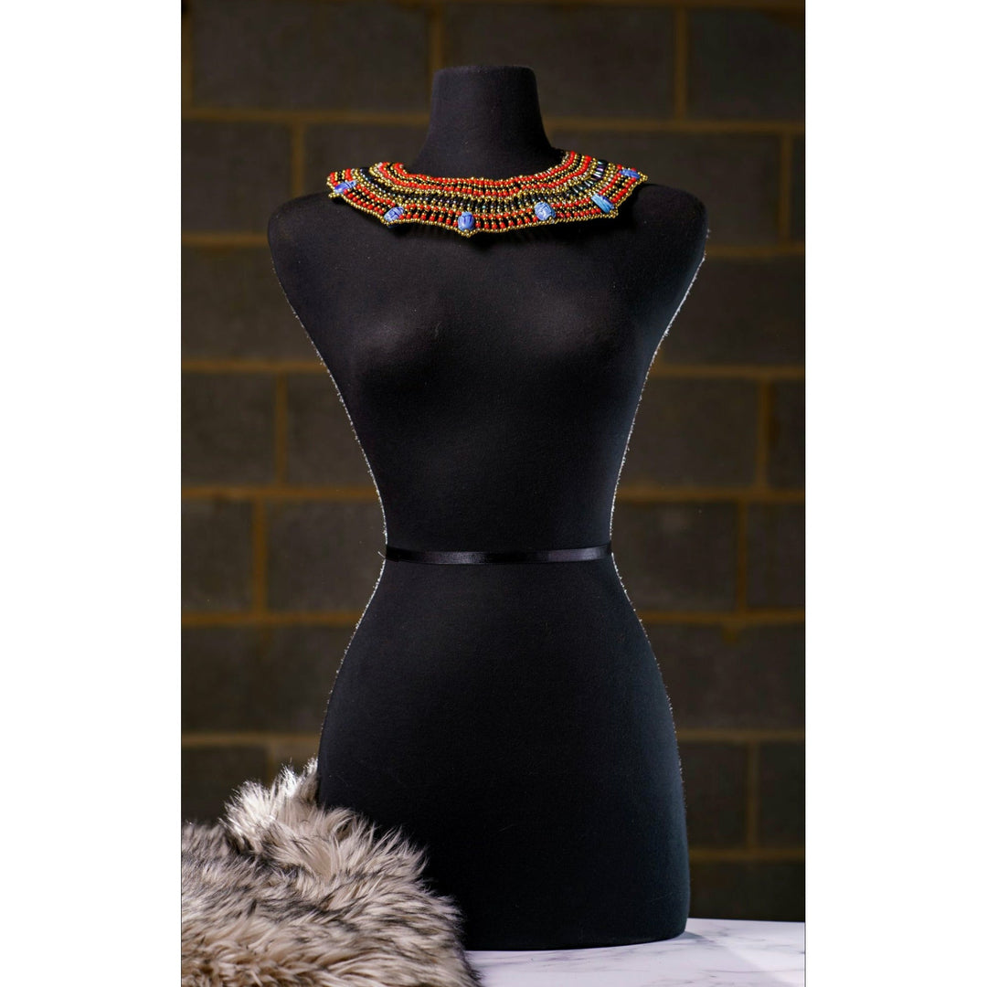 Sample: The Nefertiti Bib necklace - Trufacebygrace