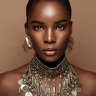 Sample : Vintage Coin Statement Necklace - Trufacebygrace