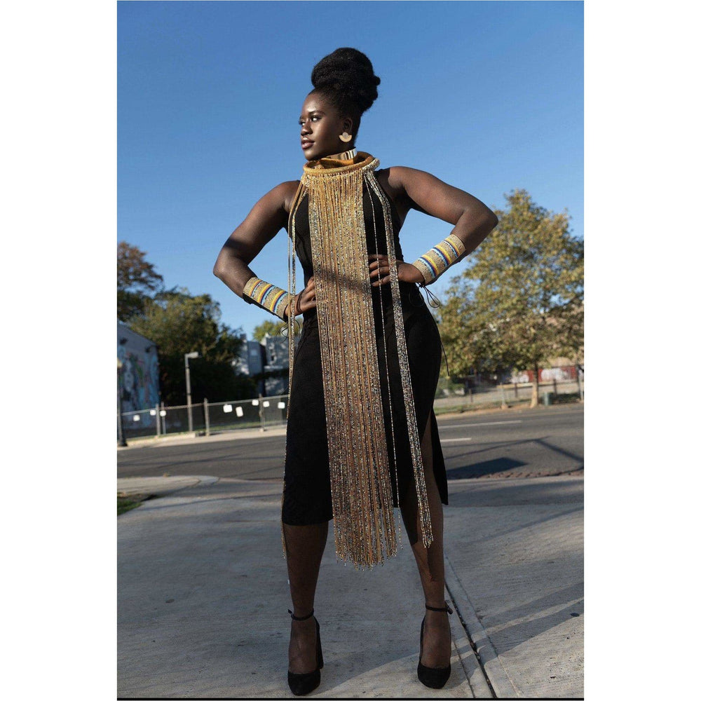 Sanje Falls beaded Necklace - Trufacebygrace