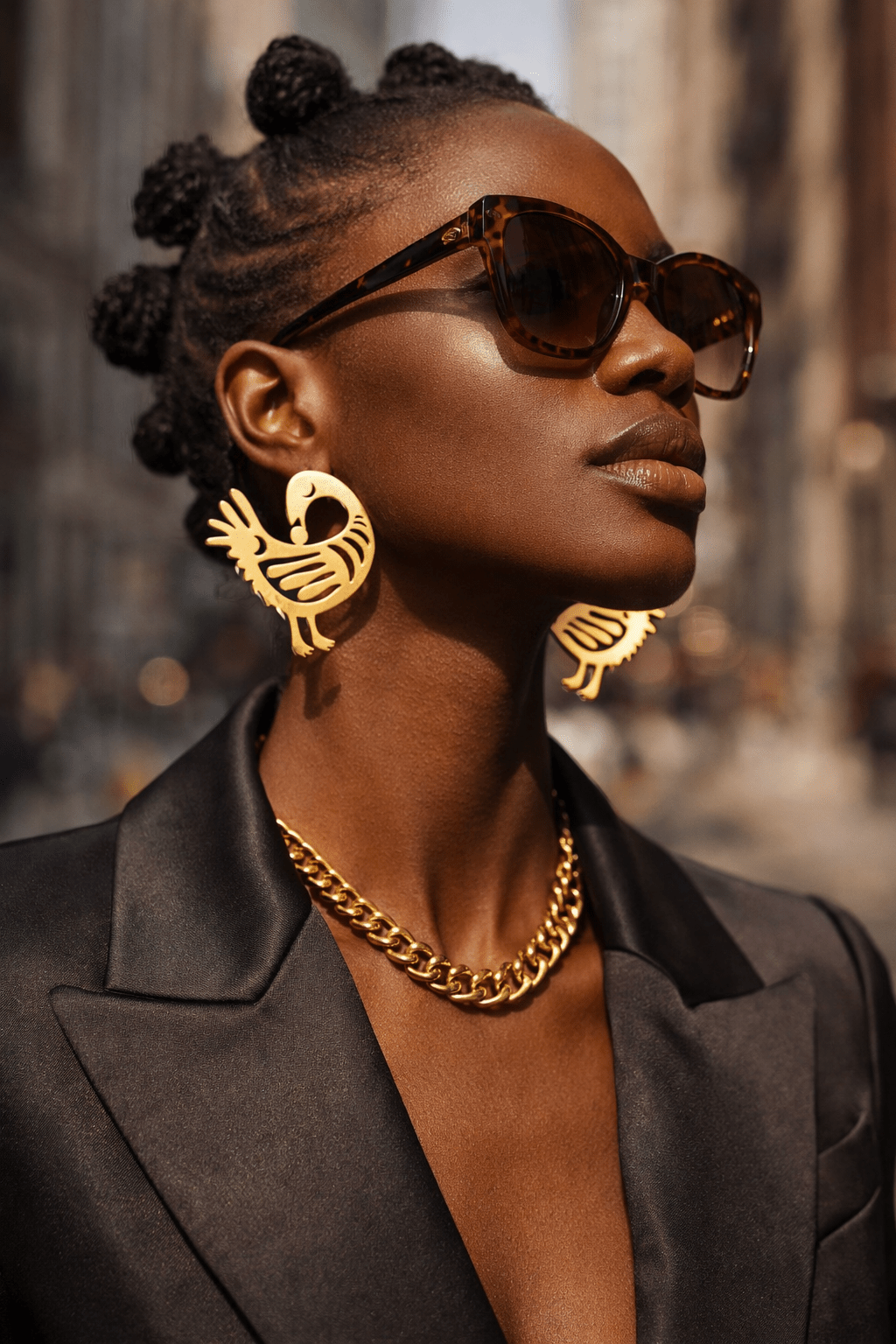 Sankofa Elegance Stud Earrings - Trufacebygrace