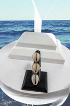 Savannah cowry and brass statement ring - Trufacebygrace