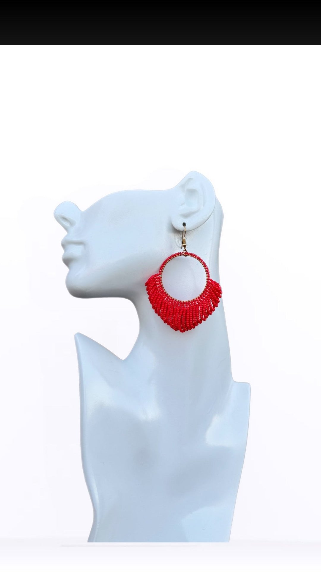 Scallop Beaded Earrings - Trufacebygrace