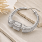 Sculpted Coil Statement Necklace - Trufacebygrace
