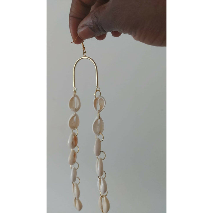 Sedere Cowrie /Cowry Statement earrings - Trufacebygrace