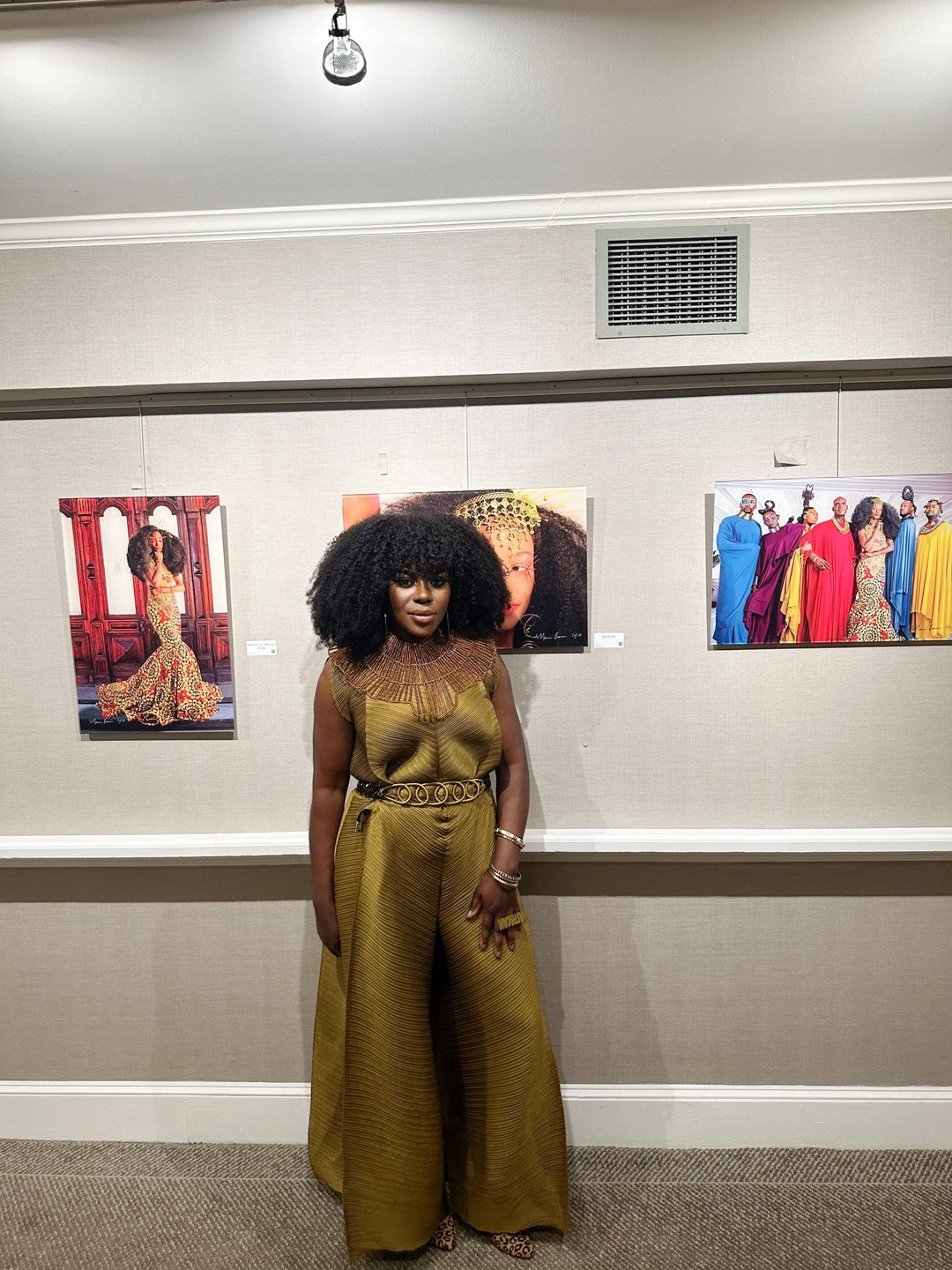 Senchi Gold pleated Pants set - Trufacebygrace