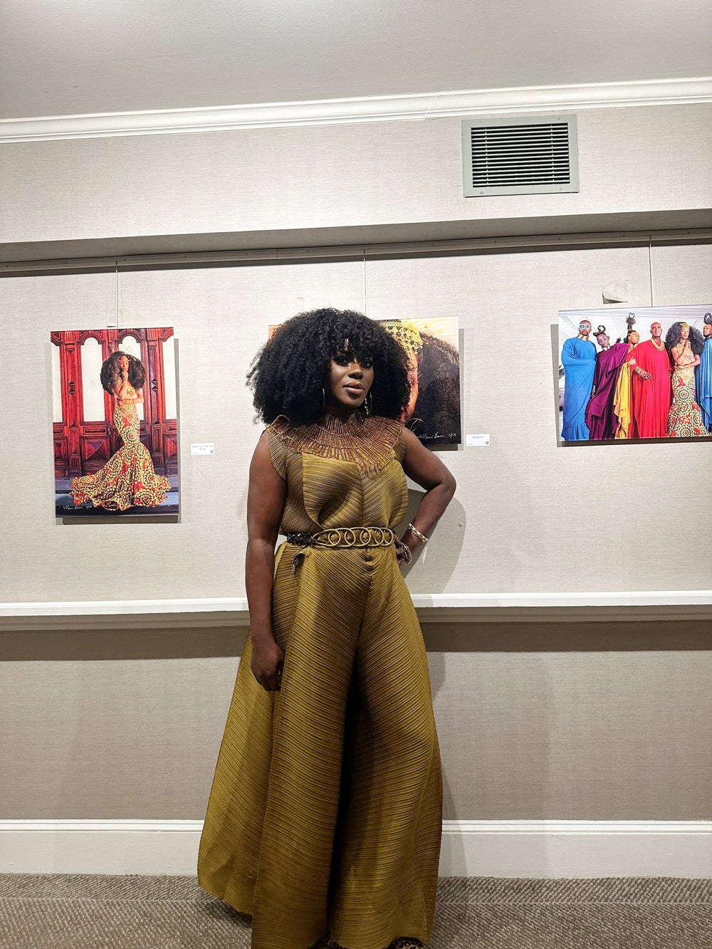 Senchi Gold pleated Pants set - Trufacebygrace