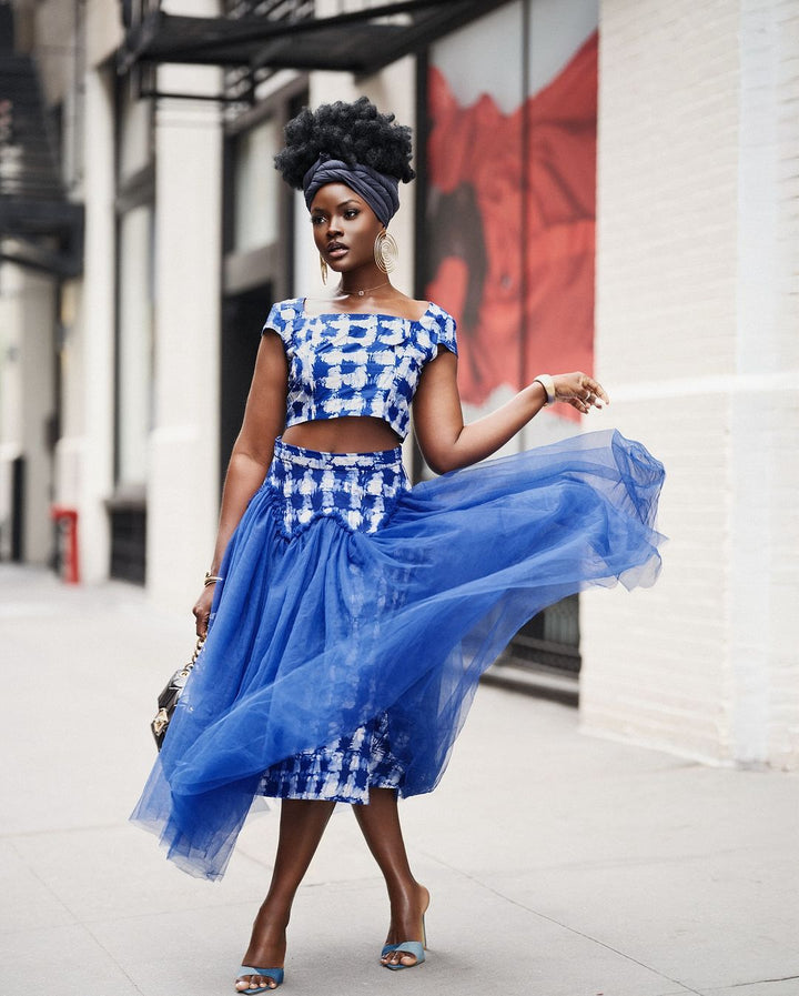 Sheila Bonsu Atelier: Exquisite Ghanaian Batik and Tulle Skirts and Sets - Trufacebygrace