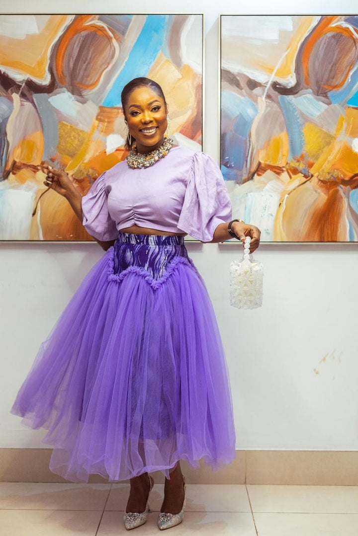 Sheila Bonsu Atelier: Exquisite Ghanaian Batik and Tulle Skirts and Sets - Trufacebygrace