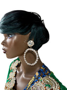 Sika Ede Rhinestone Earrings - Trufacebygrace