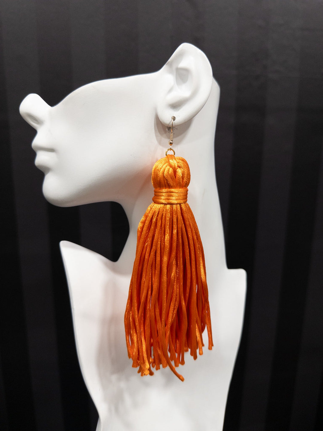 Silk threads Fringe/Tassel Earrings - Trufacebygrace