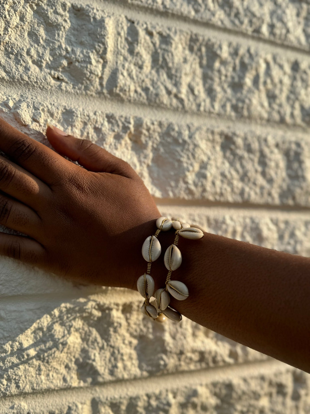 Simple Cowry shell bracelet - Trufacebygrace