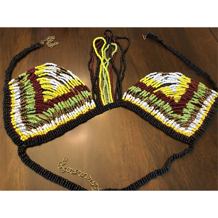 Sophy Handmade beaded bralette - Trufacebygrace