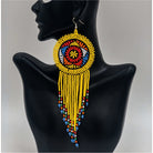 South Africa Handmade Beaded Drop Earrings - Trufacebygrace