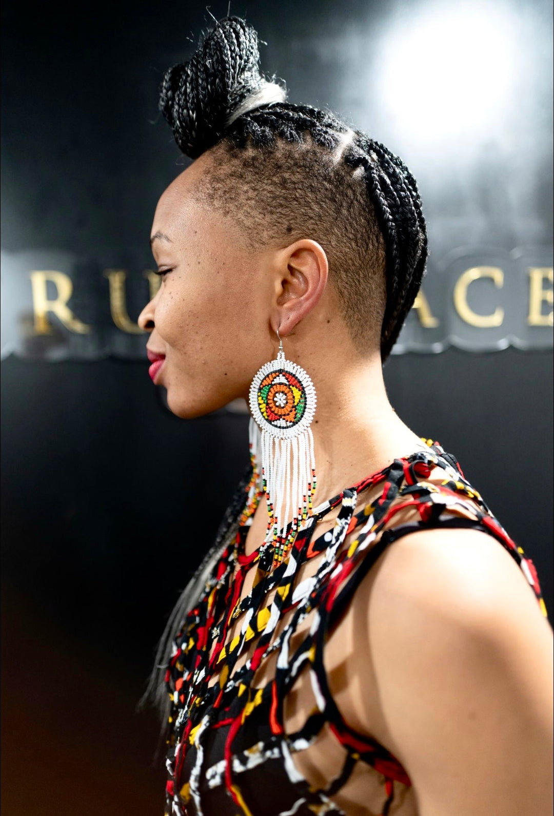 South Africa Handmade Beaded Drop Earrings - Trufacebygrace