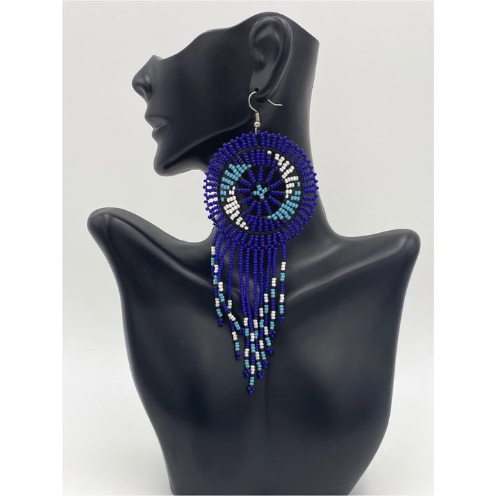 South Africa Handmade Beaded Drop Earrings - Trufacebygrace