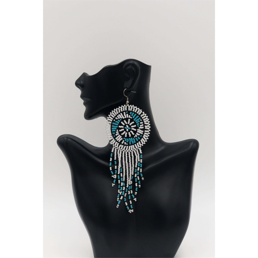 South Africa Handmade Beaded Drop Earrings - Trufacebygrace