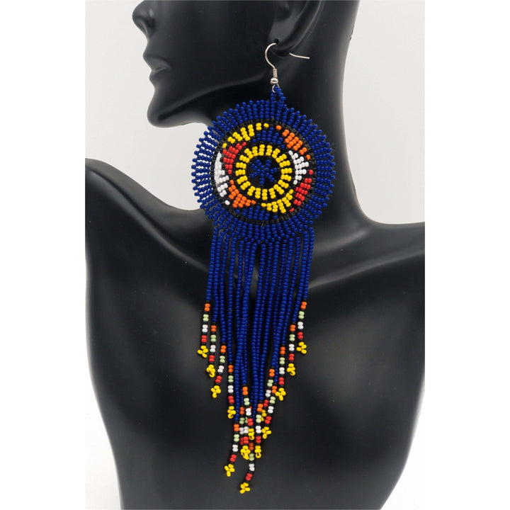 South Africa Handmade Beaded Drop Earrings - Trufacebygrace