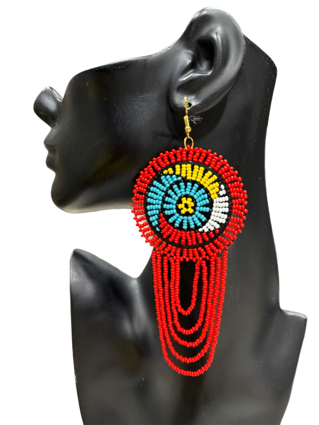 South Africa Handmade Beaded Drop Earrings - Trufacebygrace