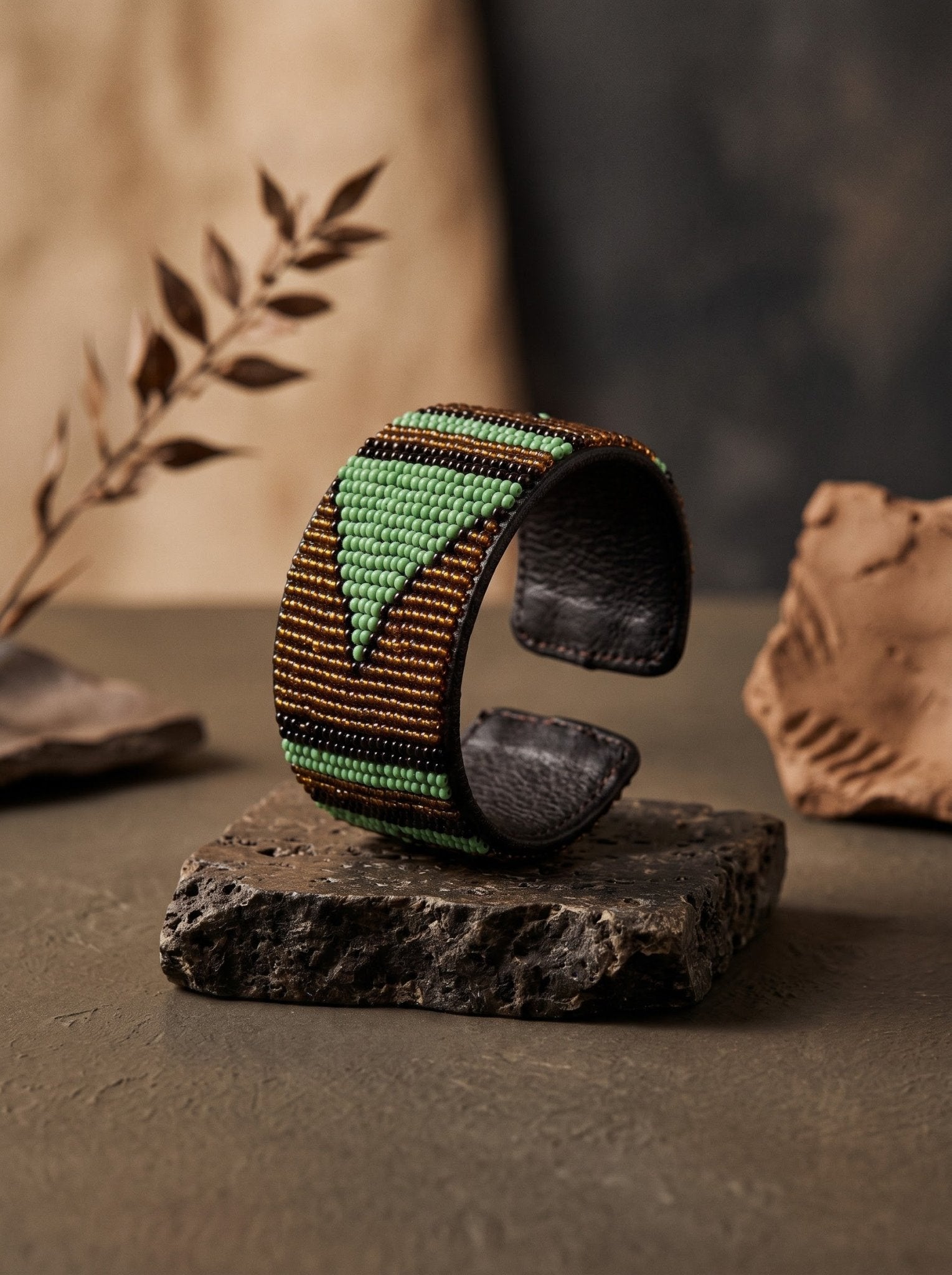 South African beaded bangle - Trufacebygrace