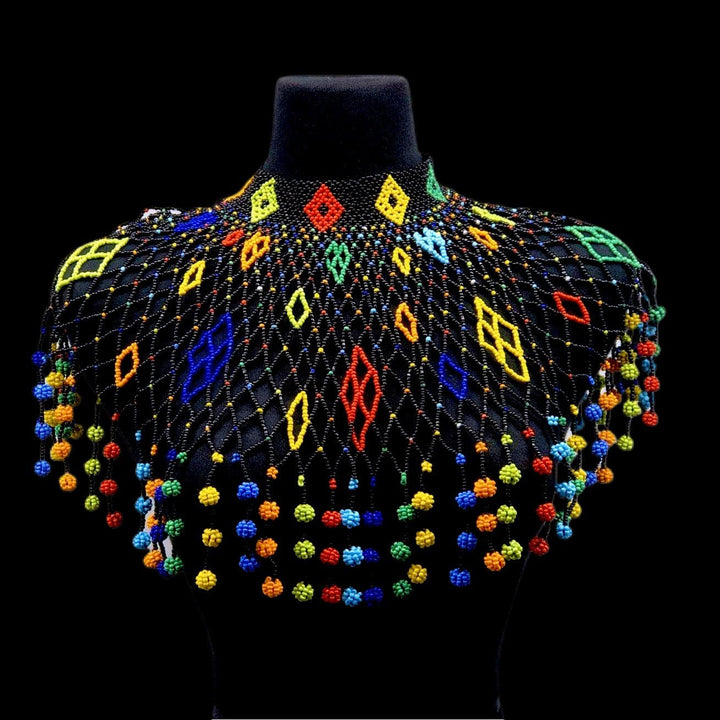 South African beaded Necklace - Trufacebygrace