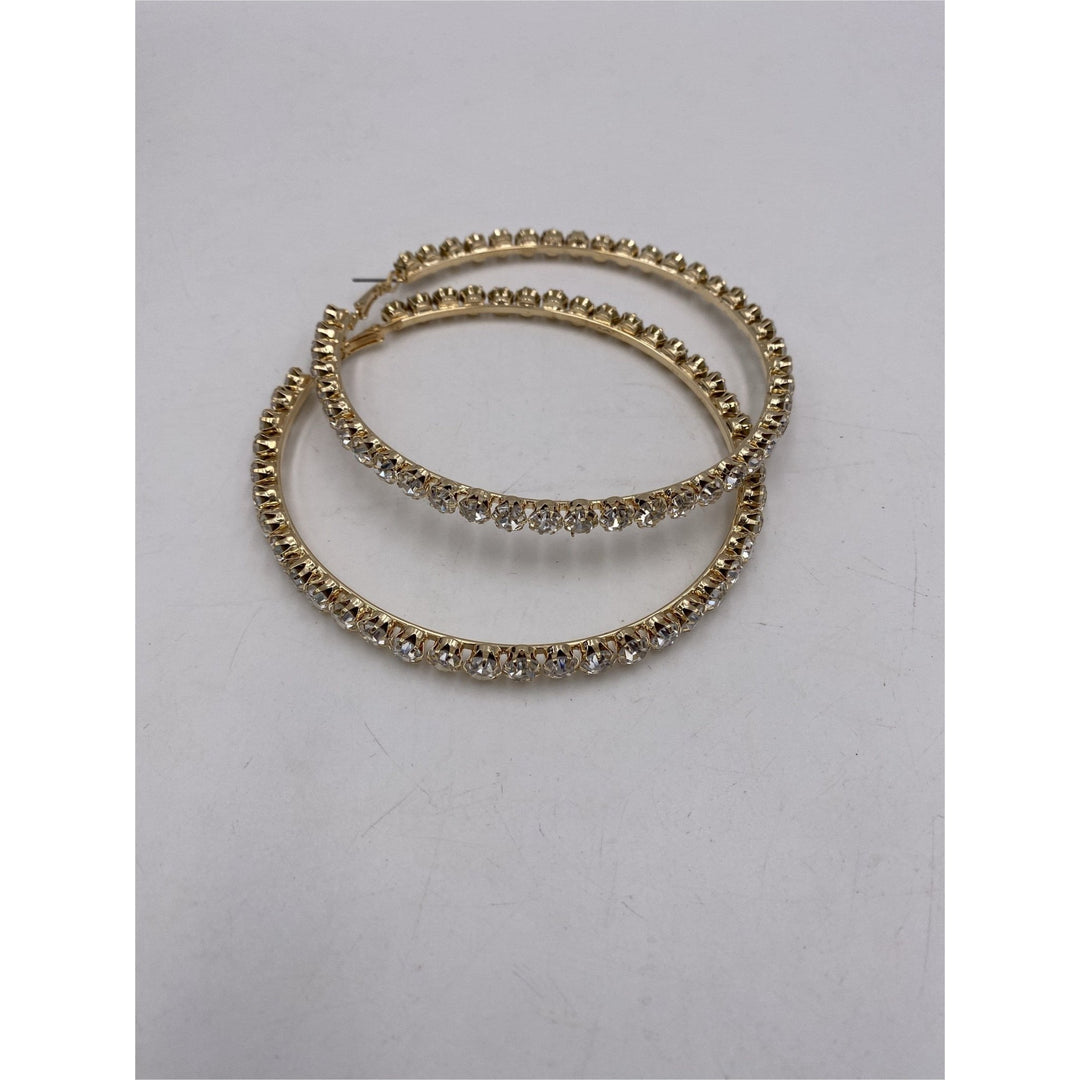 Statement Rhinestone hoops - Trufacebygrace