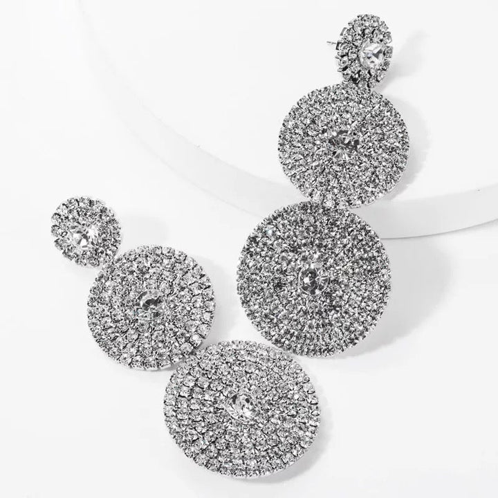 Stormi bling Party Rhinestone Earrings - Trufacebygrace