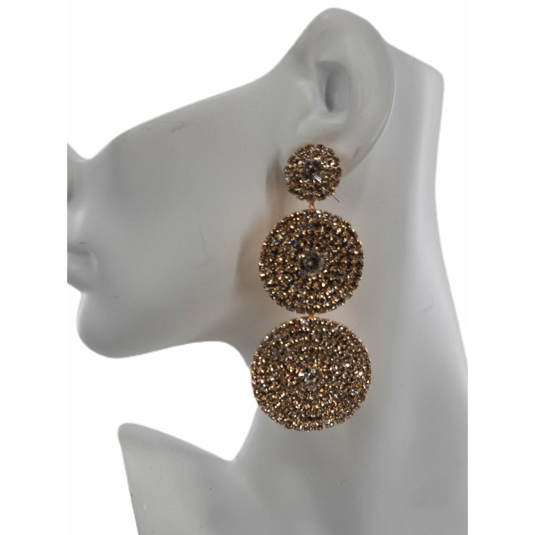 Stormi bling Party Rhinestone Earrings - Trufacebygrace