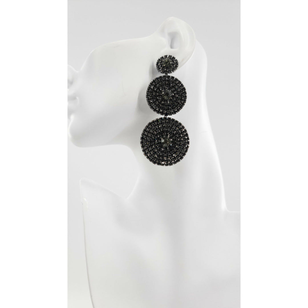 Stormi bling Party Rhinestone Earrings - Trufacebygrace