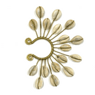 Sunburst Cowry Ear Cuff - Trufacebygrace