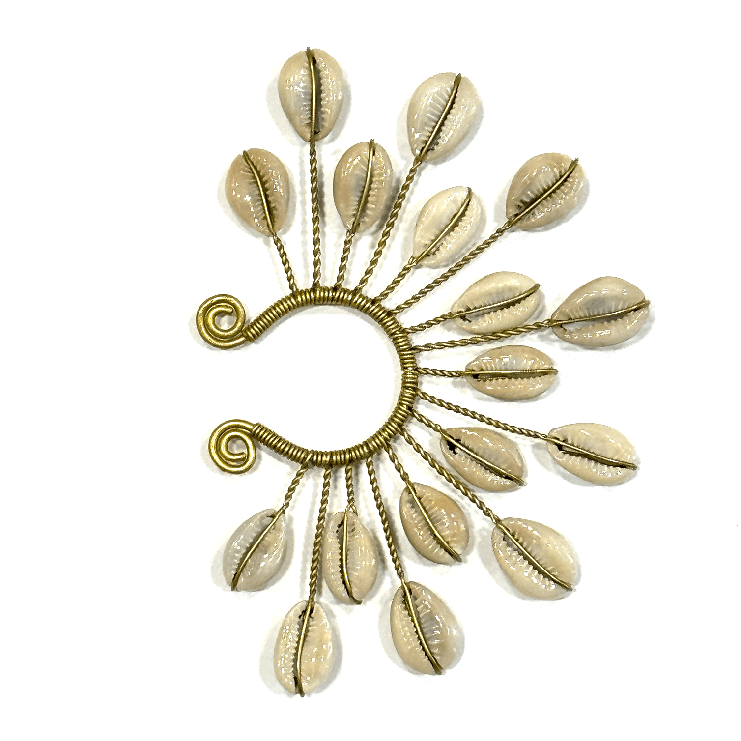 Sunburst Cowry Ear Cuff - Trufacebygrace