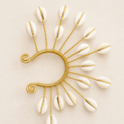 Sunburst Cowry Ear Cuff - Trufacebygrace