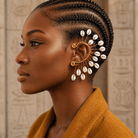 Sunburst Cowry Ear Cuff - Trufacebygrace