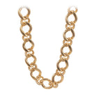 Tarnish Free Golden Waves Link Necklace - Trufacebygrace