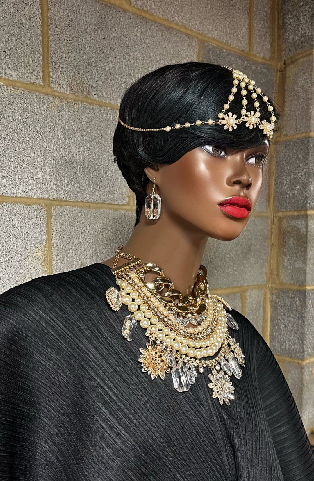 Tawiah Pearl head chain - Trufacebygrace