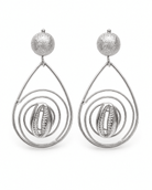Teardrop Cowry Earrings - Trufacebygrace