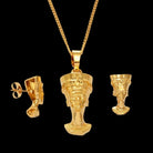 The Empress Collection Necklace, Earrings, Adjustable Ring Set - Trufacebygrace