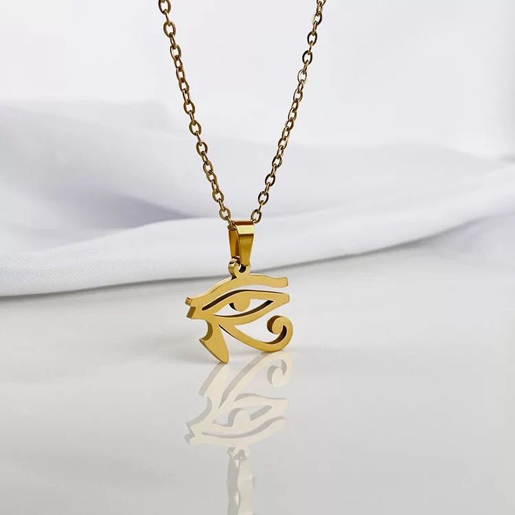 The eye of horus pendant necklace - Trufacebygrace