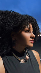 The Melanin Perfection letters Necklace - Trufacebygrace