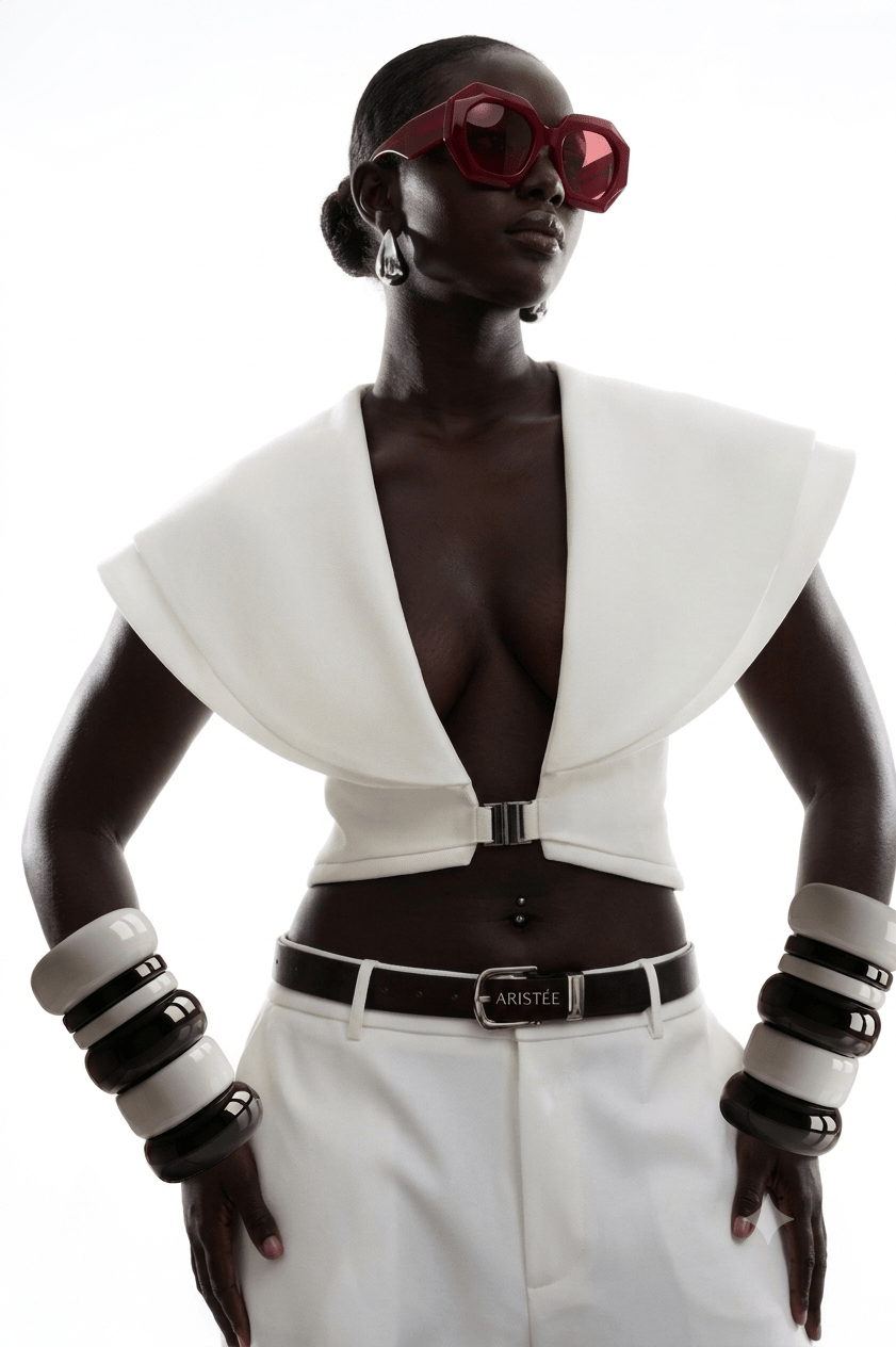 The Noir & Blanc Bangle Set - Trufacebygrace